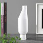 SOGA 14x52cm Ornament White Modern Minimalist Vase Decorative with Narrow tops