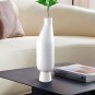 SOGA 14x52cm Ornament White Modern Minimalist Vase Decorative with Narrow tops