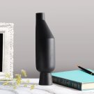 SOGA 14x52cm Ornament Black Minimalist Vases with Narrow Neck Rounded Body SOGA 14x52cm Ornament Black Minimalist Vases with Narrow Neck Rounded Body