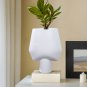 SOGA 33x43cm White Large Ornament Bodhi House Ceramic Handcrafted Modern