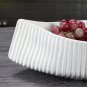 SOGA 37x12.5cm Ornament Boat Shaped Plate Ceramic Food Decoration