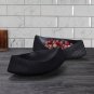 SOGA 37x12.5cm Black Ornament boat shaped plate ceramic food decoration