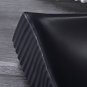 SOGA 37x12.5cm Black Ornament boat shaped plate ceramic food decoration