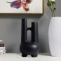 SOGA Ornament Modern Geometric Vase Minimalist Double Tube Abstract Sculpture