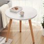 SOGA 60x60cm White Small Side Coffee Table Living Room Balcony Home D&Atilde;&copy;cor Style