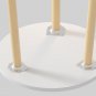 SOGA 60x60cm White Small Side Coffee Table Living Room Balcony Home D&Atilde;&copy;cor Style