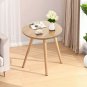 SOGA 60x60cm Walnut Small Side Coffee Table Living Room Balcony Home D&Atilde;&copy;cor Style