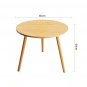 SOGA 60x60cm Walnut Small Side Coffee Table Living Room Balcony Home D&Atilde;&copy;cor Style