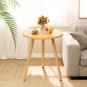 SOGA 60x72cm Walnut Small Side Coffee Table Living Room Balcony Home D&Atilde;&copy;cor Style