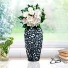 SOGA 35x17cm Blue Large Ceramic Flower Vase Elegant Living Room Home Decor SOGA 35x17cm Blue Large Ceramic Flower Vase Elegant Living Room Home Decor