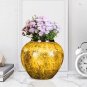 SOGA 21x22cm Yellow Small Ceramic Flower Vase Elegant Living Room Home Decor