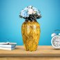 SOGA 30x19cm Yellow Medium Ceramic Flower Vase Elegant Living Room Home Decor