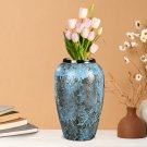 SOGA 30x19cm Light Blue Medium Ceramic Flower Vase Elegant Living Room Home Decor SOGA 30x19cm Light Blue Medium Ceramic Flower Vase Elegant Living Room Home Decor