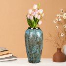 SOGA 35x17cm Light Blue Large Ceramic Flower Vase Elegant Living Room Home Decor SOGA 35x17cm Light Blue Large Ceramic Flower Vase Elegant Living Room Home Decor