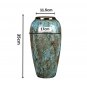 SOGA 35x17cm Light Blue Large Ceramic Flower Vase Elegant Living Room Home Decor