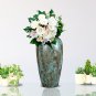 SOGA 35x17cm Light Blue Large Ceramic Flower Vase Elegant Living Room Home Decor