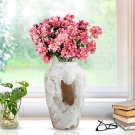 SOGA 30x19cm Gradient White Medium Ceramic Flower Vase Elegant Living Room Home Decor SOGA 30x19cm Gradient White Medium Ceramic Flower Vase Elegant Living Room Home Decor