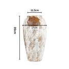 SOGA 35x17 Gradient White Large Ceramic Flower Vase Elegant Living Room Home Decor SOGA 35x17 Gradient White Large Ceramic Flower Vase Elegant Living Room Home Decor