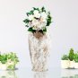 SOGA 35x17 Gradient White Large Ceramic Flower Vase Elegant Living Room Home Decor