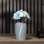 SOGA 30x19cm Grey Medium Ceramic Flower Vase Elegant Living Room Home Decor