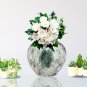 SOGA 21x22cm Green Small Ceramic Flower Vase Elegant Living Room Home Decor