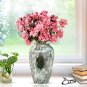 SOGA 30x19cm Green Medium Ceramic Flower Vase Elegant Living Room Home Decor
