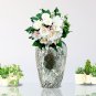 SOGA 30x19cm Green Medium Ceramic Flower Vase Elegant Living Room Home Decor
