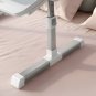 SOGA 60X40cm Grey Small Laptop Bed Portable Foldable Study Table Adjustable