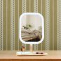 SOGA 26cm White Squared Smart LED Makeup Bedroom Table Vanity Mirror Tricolor Adjustable Light