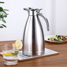 SOGA 1.5L Silver Color 3-Layer Inner, Vacuum Insulated and Outer Stainless Steel Thermal Flask SOGA 1.5L Silver Color 3-Layer Inner, Vacuum Insulated and Outer Stainless Steel Thermal Flask