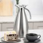 SOGA 1.5L Silver Color 3-Layer Inner, Vacuum Insulated and Outer Stainless Steel Thermal Flask