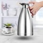 SOGA 2.0L Silver Color 3-Layer Inner, Vacuum Insulated and Outer Stainless Steel Thermal Flask