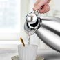 SOGA 2.0L Silver Color 3-Layer Inner, Vacuum Insulated and Outer Stainless Steel Thermal Flask
