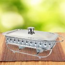 Soga 1.5L Lace Edge Dining Stove Silver Color Portable Dining Cooking for Kitchen Essential Soga 1.5L Lace Edge Dining Stove Silver Color Portable Dining Cooking for Kitchen Essential