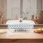 Soga 1.5L Lace Edge Dining Stove Silver Color Portable Dining Cooking for Kitchen Essential