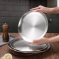 SOGA 23cm Silver Grilling Plate Durable Heat-Resistant for BBQs and Outdoor Cooking Essential