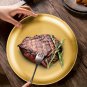 SOGA 23cm Gold Grilling Plate Durable Heat Resistant for BBQs Cooking Kitchen Essential