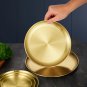 SOGA 26cm Gold Grilling Plate Durable Heat Resistant for BBQs Cooking Kitchen Essential