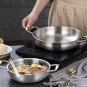 SOGA 22cm Premium Silver Seafood Dry Pot Stockpot Versatile and Durable Kitchen Essential