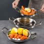SOGA 26cm Dry Pot with Natural Color 201 Stainless Steel Kitchen Essentials