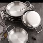 SOGA 28cm Dry Pot with Natural Color 201 Stainless Steel Kitchen Essentials