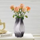 SOGA 26cm Glass Vase Grey with Beautiful glass Bubble Texture Art Vases SOGA 26cm Glass Vase Grey with Beautiful glass Bubble Texture Art Vases