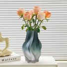 SOGA 27cm Glass Vase Blue with Beautiful glass Bubble Texture Art Vases SOGA 27cm Glass Vase Blue with Beautiful glass Bubble Texture Art Vases