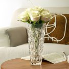 SOGA 29cm Glass Clear Vase Crystal VASE Thick Modern Home Decor