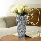 SOGA 30cm Glass Grey Vase Crystal VASE Thick Modern, Home Decor SOGA 30cm Glass Grey Vase Crystal VASE Thick Modern, Home Decor