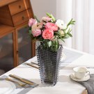 SOGA 22cm Modern Gray Ceramic Glass Vase Home Decor SOGA 22cm Modern Gray Ceramic Glass Vase Home Decor