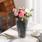 SOGA 22cm Modern Gray Ceramic Glass Vase Home Decor