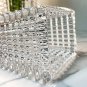 SOGA 22.5cm Handcrafted Clear Glass Vase Classic Design for Home Decor