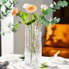 SOGA 30.5cm Handcrafted Clear Glass Vase Classic Design for Home Decor SOGA 30.5cm Handcrafted Clear Glass Vase Classic Design for Home Decor