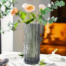 SOGA 30.5cm Handcrafted Grey Glass Vase, Classic Design for Home Decor SOGA 30.5cm Handcrafted Grey Glass Vase, Classic Design for Home Decor